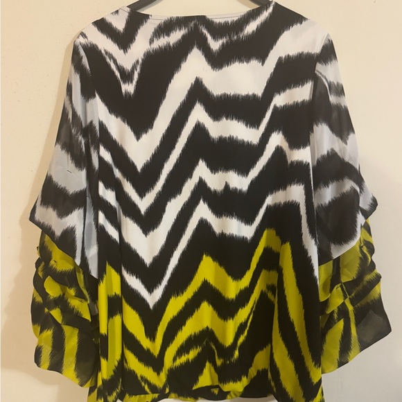 Alfani Plus Size Printed Bubble-Hem Top - Picture 2 of 2